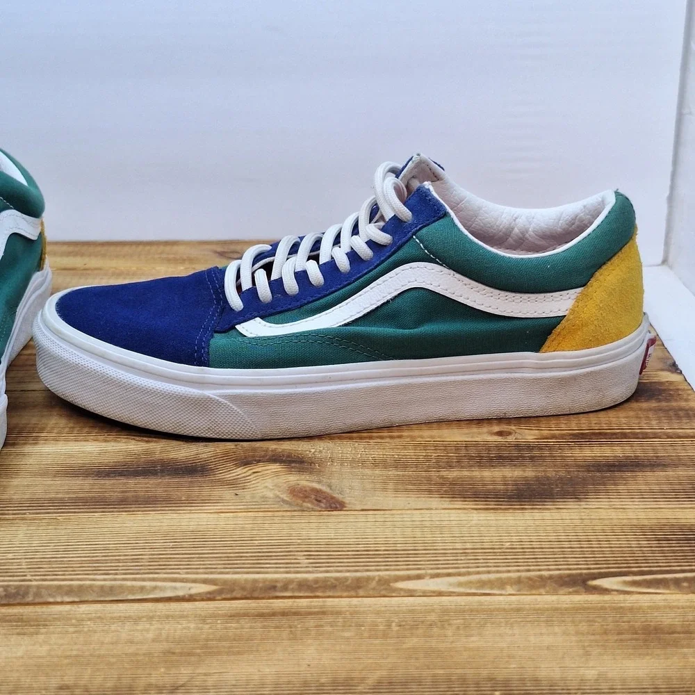Vans Old Skool Yacht Club Color Block Skate Shoes Sneakers Mens Size 6.5 Suede
